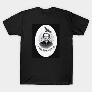 Edgar Allan Poe - Gothic Art T-Shirt